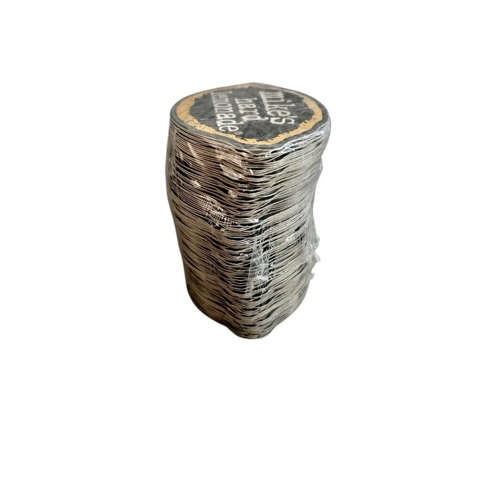 Mike's Hard Lemonade Coasters 100 Cardboard Summer Barware Beach‎ Party New